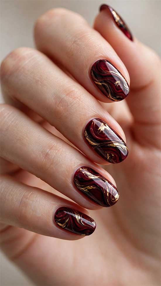 gothic halloween nails