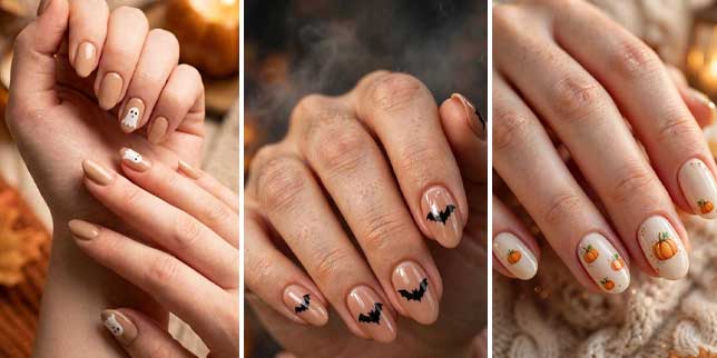 easy Halloween nail designs