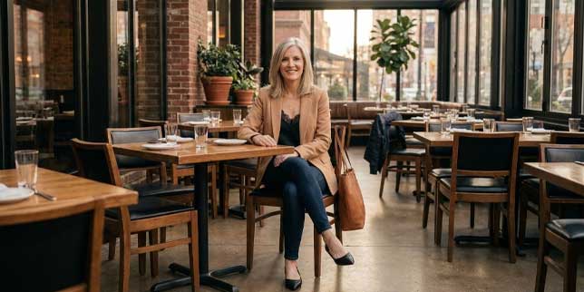 How to dress casual for dinner after 50
