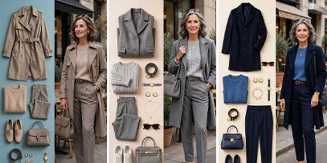 how to wear monochrome outfits over 50