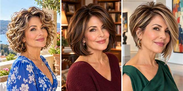 Layered Bob Hairstyles for Women Over 50
