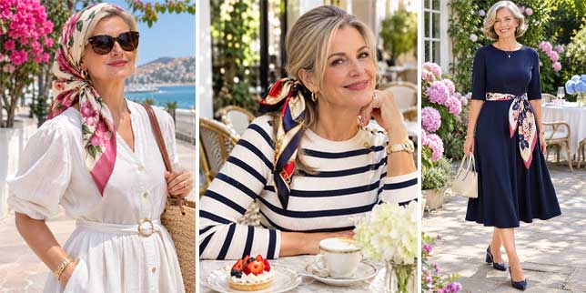 scarf outfits for women over 50