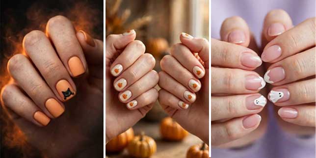 short Halloween nail ideas